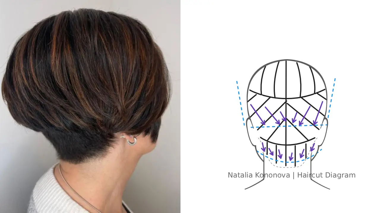 градуированный Боб с коротким затылком