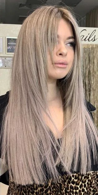Capas largas alrededor del rostro